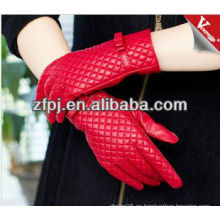 Moda mujer rojo gloves_wedding vestidos Guantes